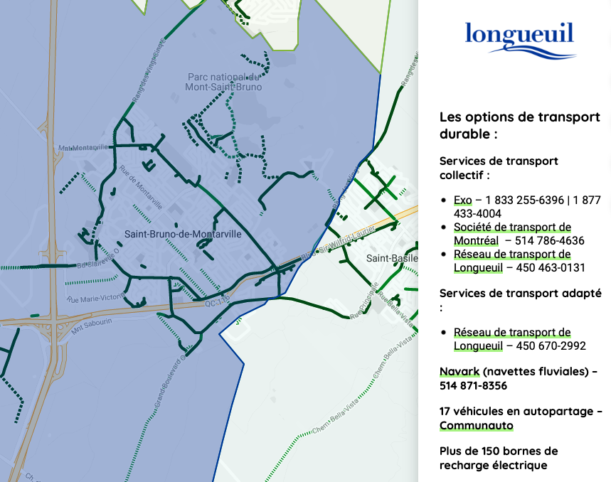 ¡Entra!  Montérégie: Iniciativa para reducir los gases de efecto invernadero